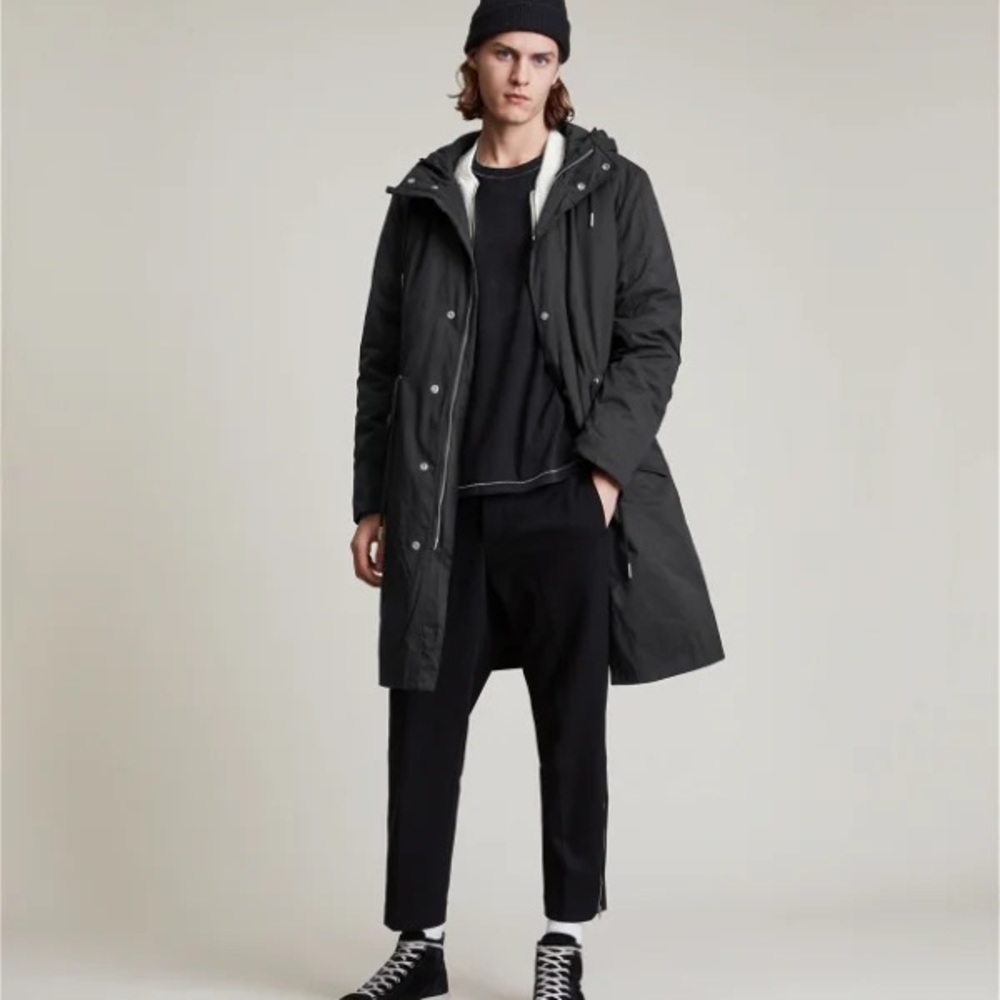 ALL SAINTS (M) Flow Parka Black - Spring/Fall & Warm Grey - Winter